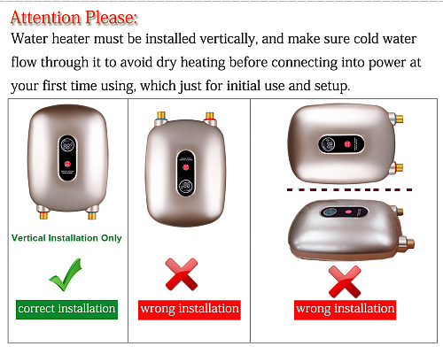 Водонагреватель проточный для душа 3500Вт кабель 0,9м Водонагреватель проточный для душа 3500Вт кабель 0,9м
