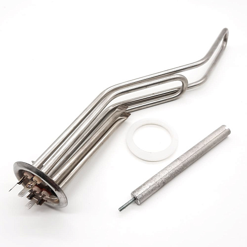 ТЭН 2,0 кВт водонагревателя Thermex, Garanterm, Polaris с анодом и прокладкой. ТЭН 2,0 кВт водонагревателя Thermex, Garanterm, Polaris с анодом и прокладкой.