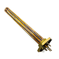Блок 6,0 кВт G1,5&quot; ТЭН тип RTF 3x2кВт/230В/M4 L=37см 
