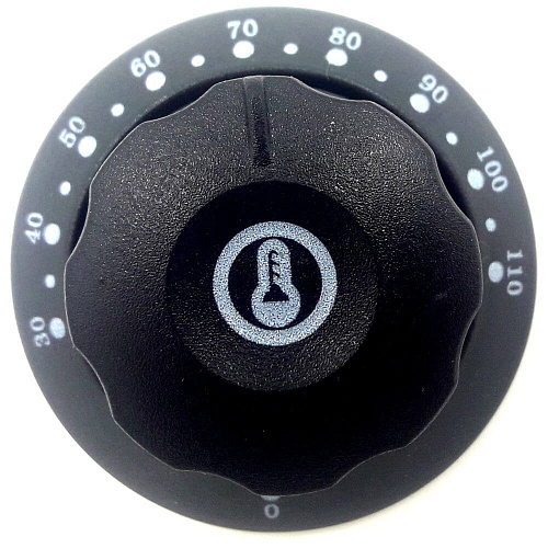 Ручка регулировки температуры термостата 30-110°С (CR) Ручка регулировки температуры термостата 30-110°С (CR)