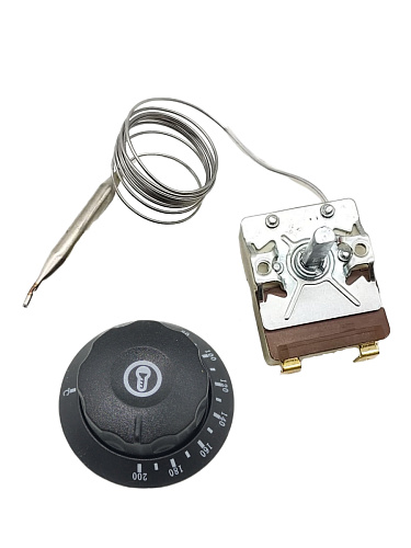 Термостат фритюра 20A/250V/0,9m/23mm/60-200°С (mod. T200-1RF-450) Термостат фритюра 20A/250V/0,9m/23mm/60-200°С (mod. T200-1RF-450)