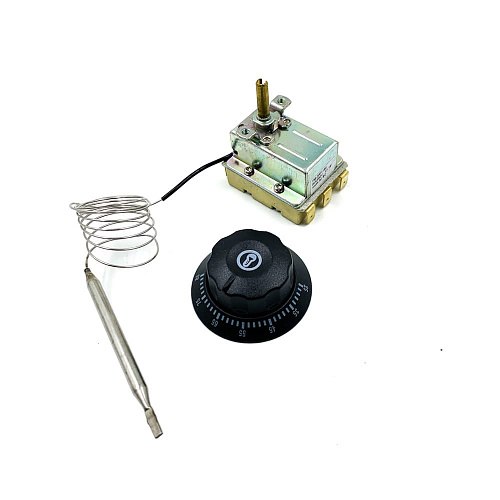 Термостат для электрического котла 30-85°С трехфазный регулируемый с ручкой Термостат для электрического котла 30-85°С трехфазный регулируемый с ручкой