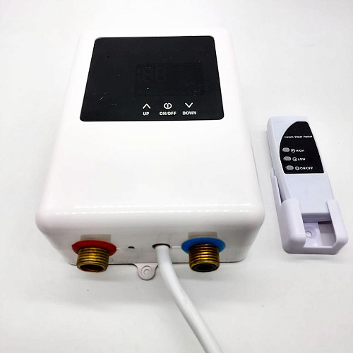 Водонагреватель проточный 5500Вт/220В c пультом ДУ и дисплеем LF-002A Водонагреватель проточный 5500Вт/220В c пультом ДУ и дисплеем LF-002A