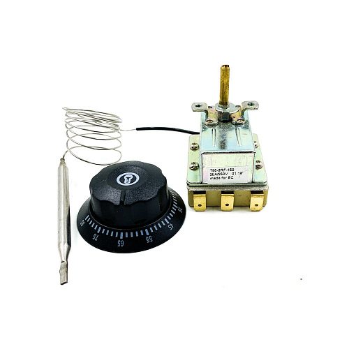 Термостат для электрического котла 30-85°С трехфазный регулируемый с ручкой Термостат для электрического котла 30-85°С трехфазный регулируемый с ручкой