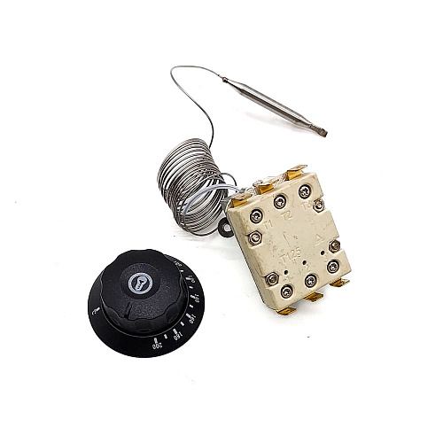 Термостат для фритюра 50-200°С трехфазный регулируемый с ручкой Термостат для фритюра 50-200°С трехфазный регулируемый с ручкой