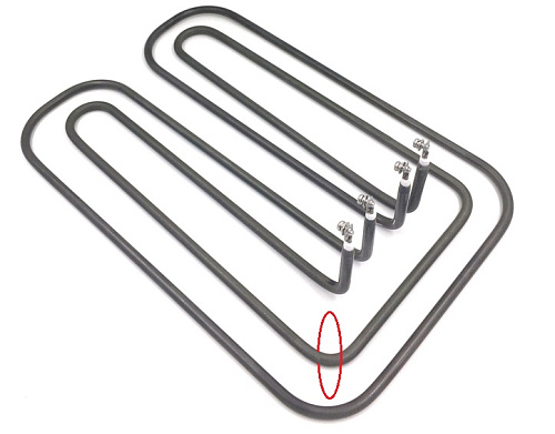 ТЭН 1,4 кВт для конфорки КЭТ 0,12 АБАТ внутренний малый ТК1400 ТЭН 1,4 кВт для конфорки КЭТ 0,12 АБАТ внутренний малый ТК1400