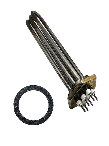 Блок ТЭН G2,5" 15,0кВт.3хТЭН5000В12/5,0 J 220, L=48см. Универсальный Блок ТЭН G2,5" 15,0кВт.3хТЭН5000В12/5,0 J 220, L=48см. Универсальный