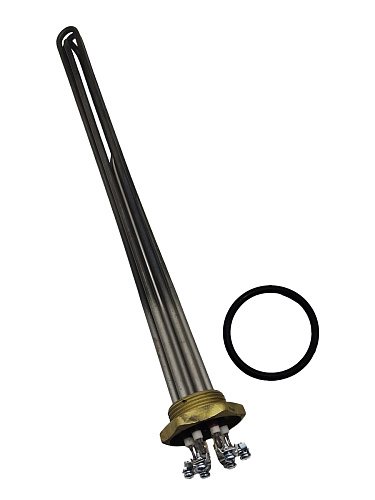 Блок ТЭН 9кВт электрокотла G1,25" 3хТЭН92А6.5/3.0J230/L=45см Блок ТЭН 9кВт электрокотла G1,25" 3хТЭН92А6.5/3.0J230/L=45см